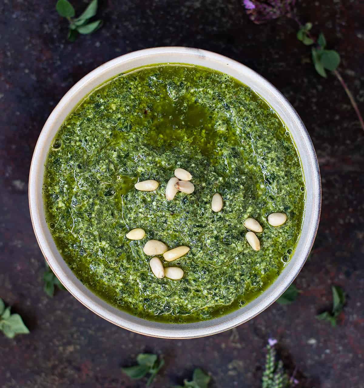 oregano basil pesto