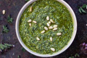 oregano and basil pesto 