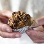hazelnut and quinoa crumble muffins