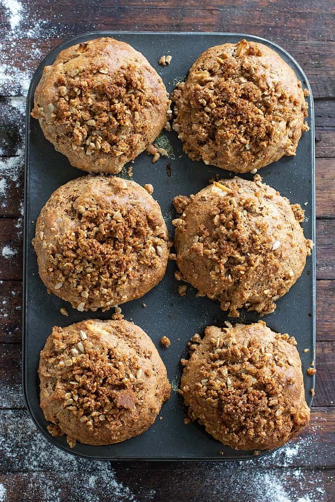 Spiced Apple Muffins (Gluten Free + Vegan)