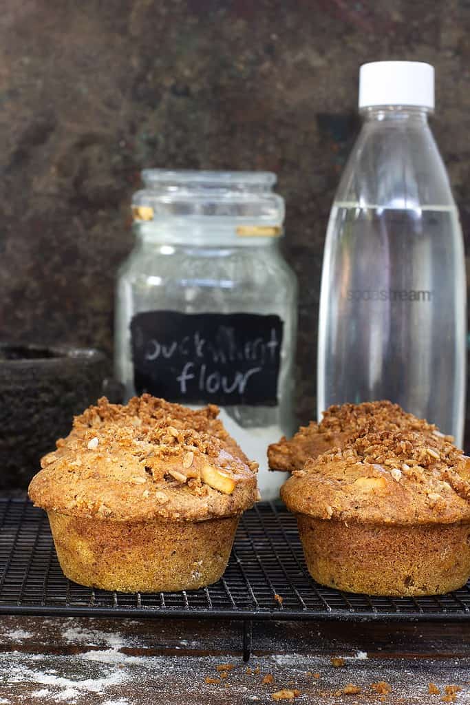 Spiced Apple Muffins (Gluten Free + Vegan)