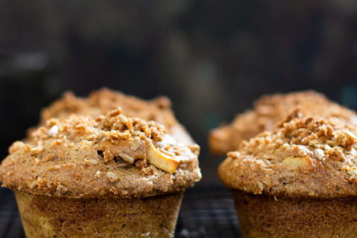 Spiced Apple Muffins (Gluten Free + Vegan)