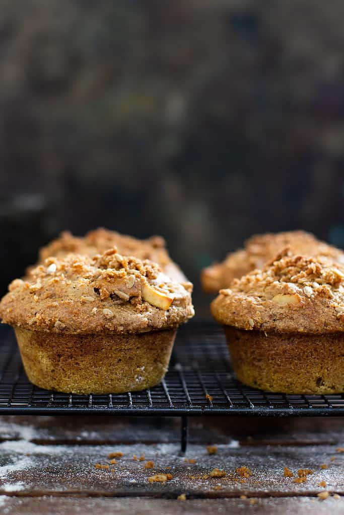 Spiced Apple Muffins (Gluten Free + Vegan)