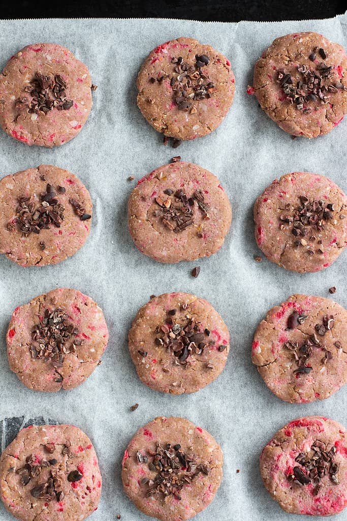 Strawberry Coconut Cookies