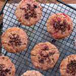 raspberry coconut cookies