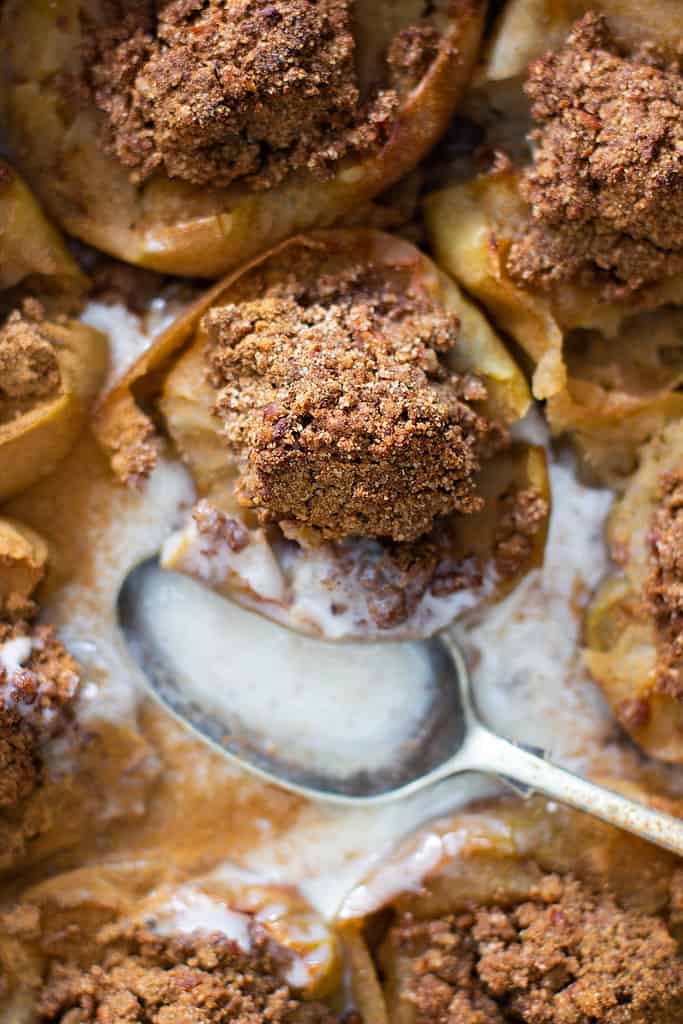 Spiced Pecan Stuffed Baked Apples
