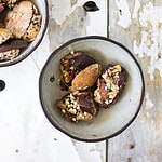 nut butter stuffed dates & figs + how to incorporate dessert