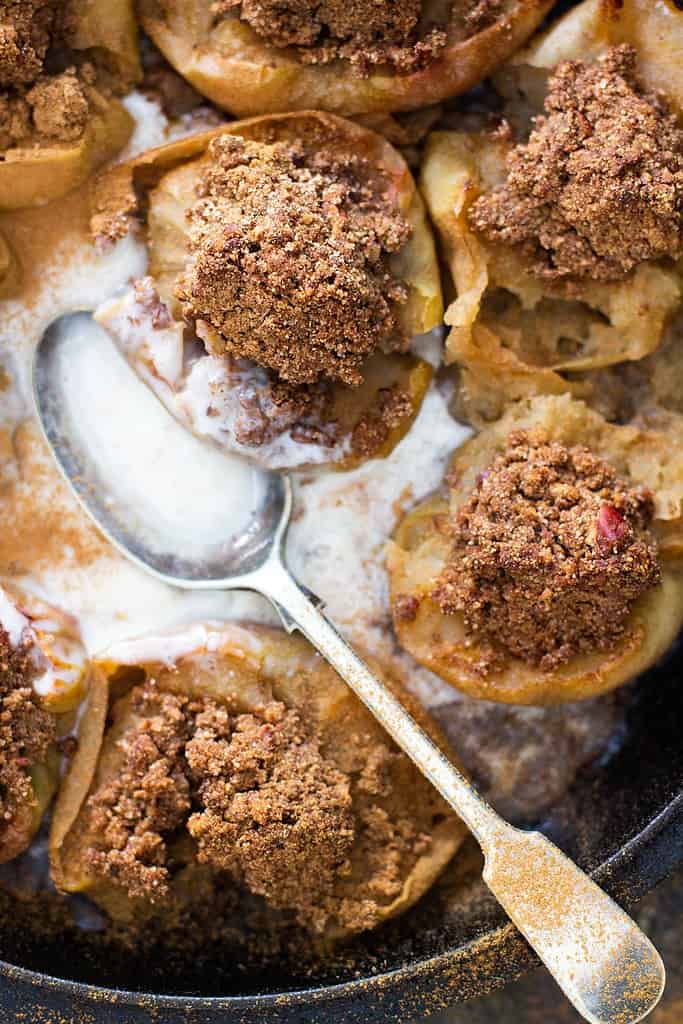 Spiced Pecan Stuffed Baked Apples