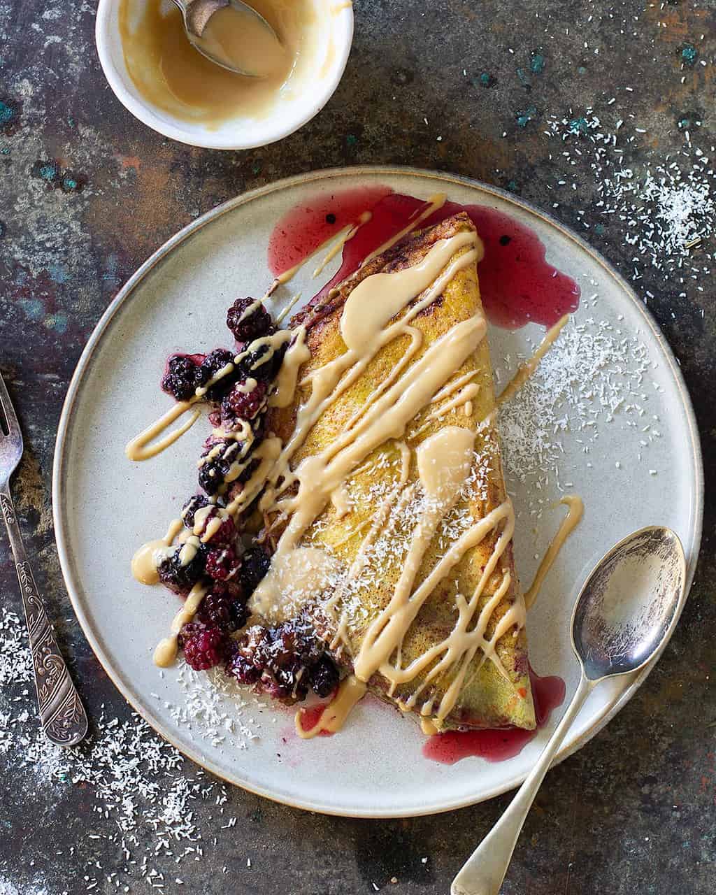 sweet omelette with berries recipe | Jessica Cox