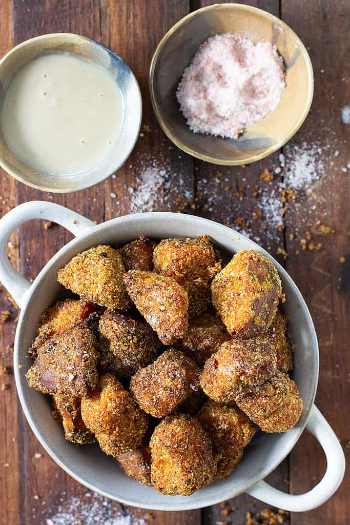 Crumbed Sweet Potato Nuggets