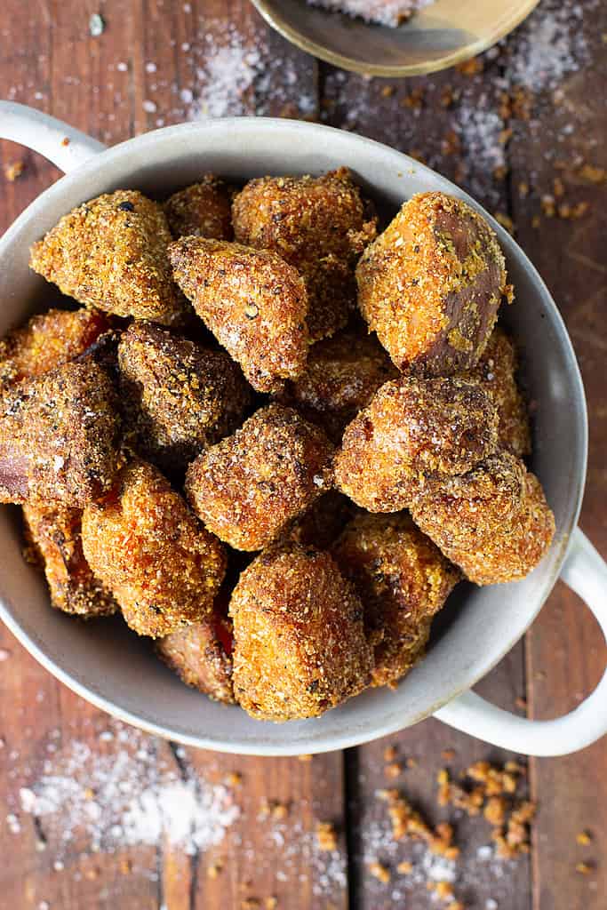 Crumbed Sweet Potato Nuggets