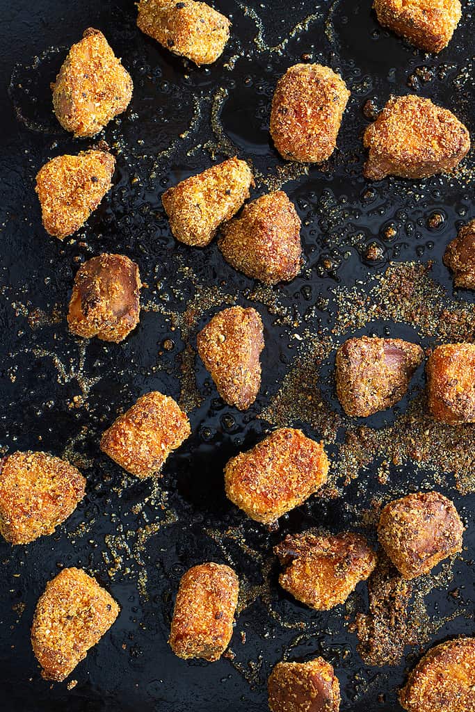 Crumbed Sweet Potato Nuggets