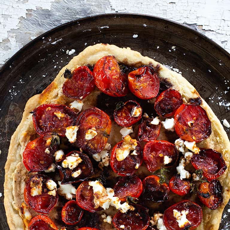 slow roasted tomato & balsamic pizza
