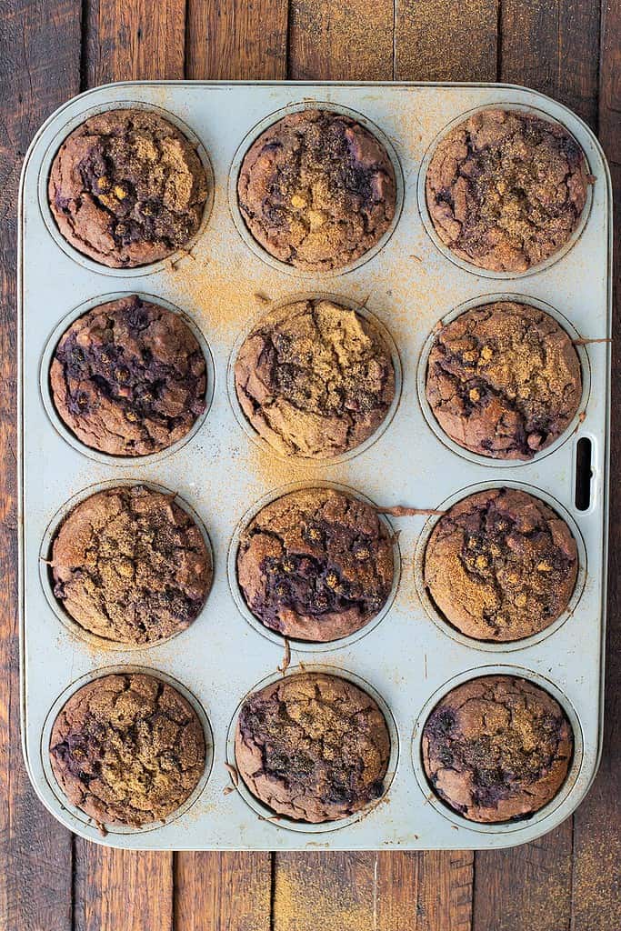 Vanilla Blueberry Muffins