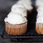 Vanilla Lemon Cupcakes w Frosting (Gluten & Dairy Free)